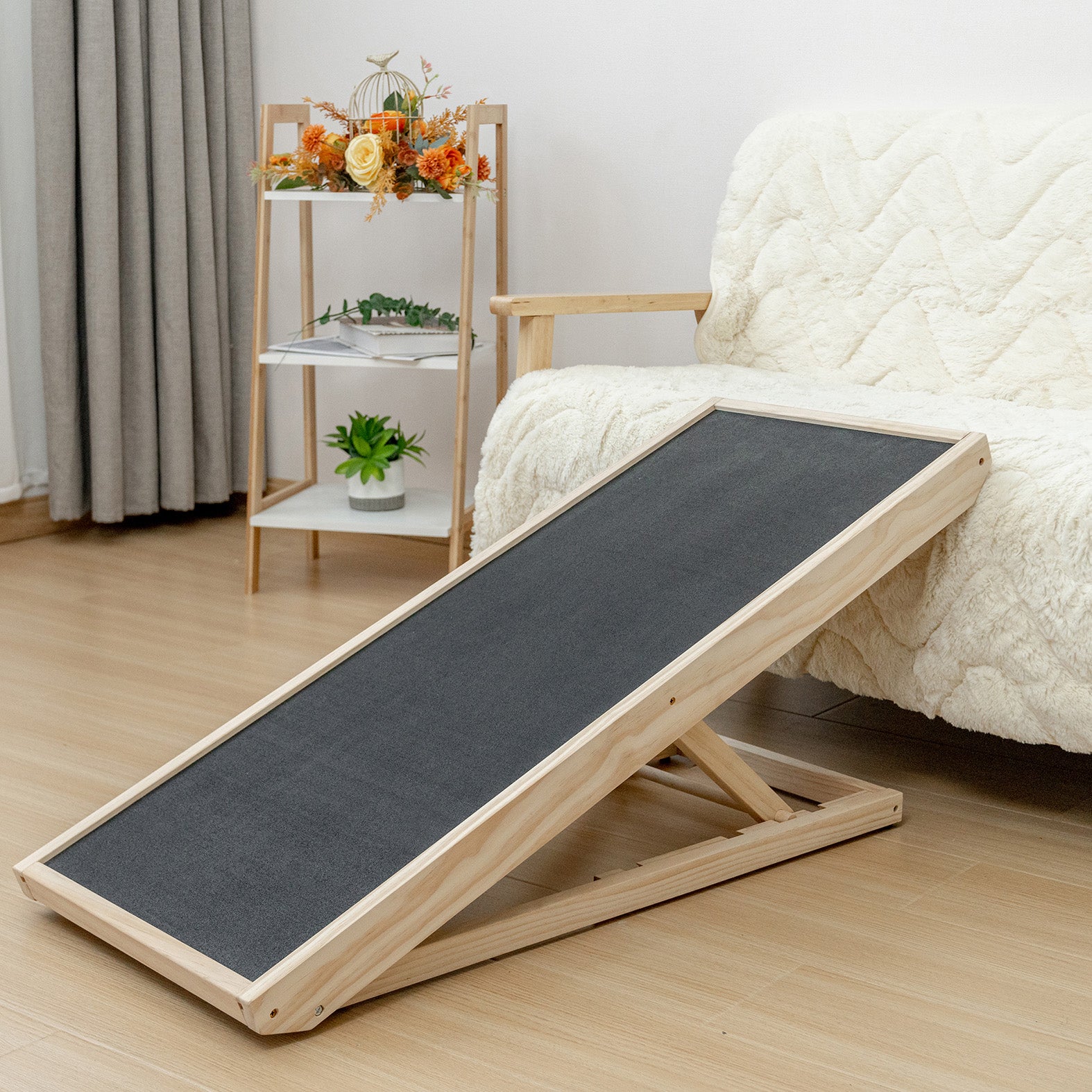 CalmRamp - En justerbar träramp för hundar