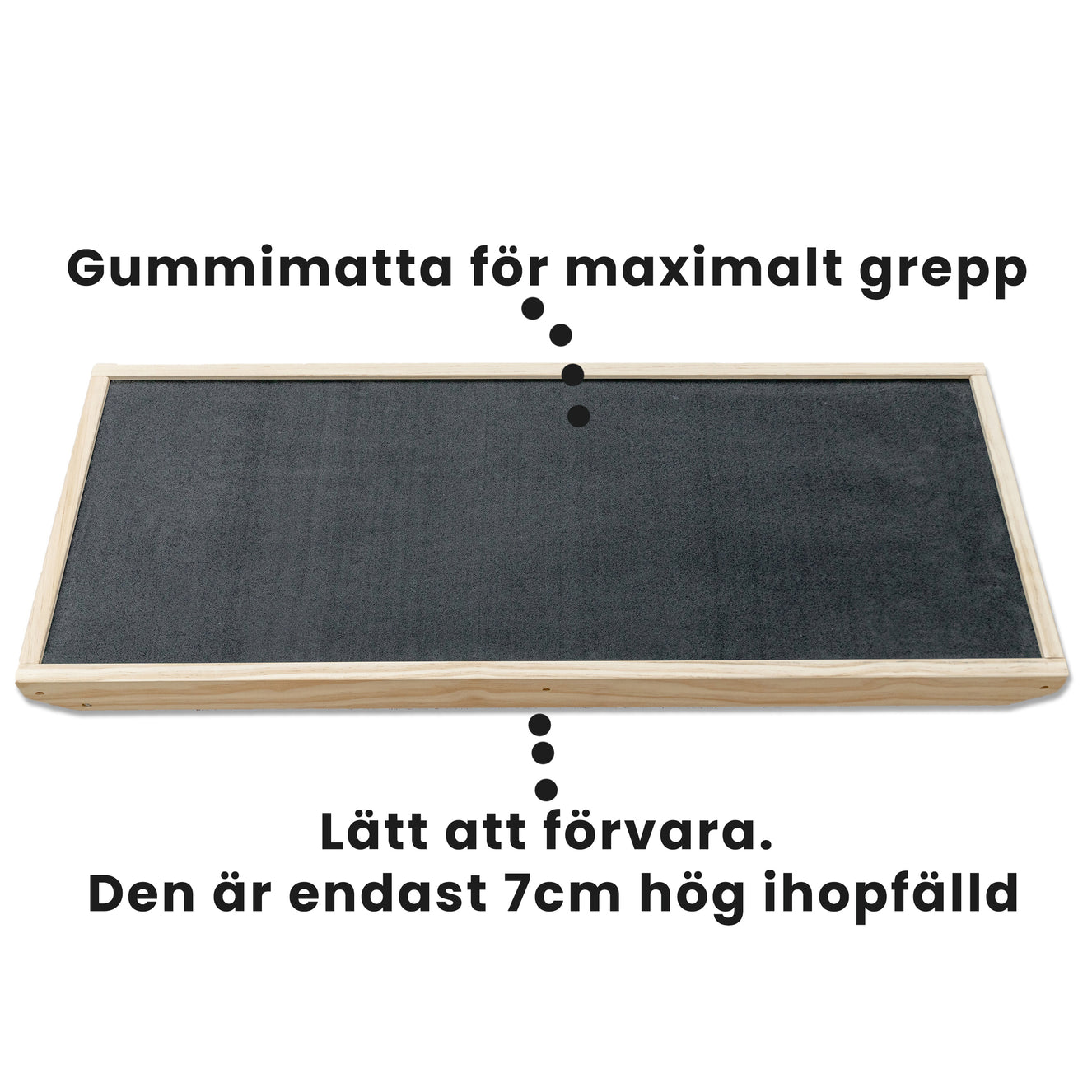 CalmRamp - En justerbar träramp för hundar